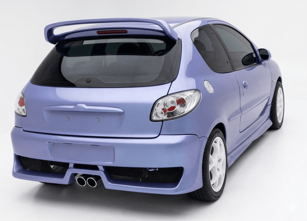 Rear Bumper Peugeot 206 - Para-Choques - Componor - 0106183