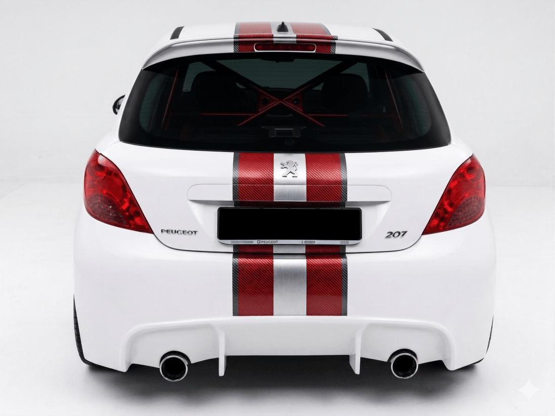 Rear Bumper Peugeot 207 - Para-Choques - Componor - 0106278