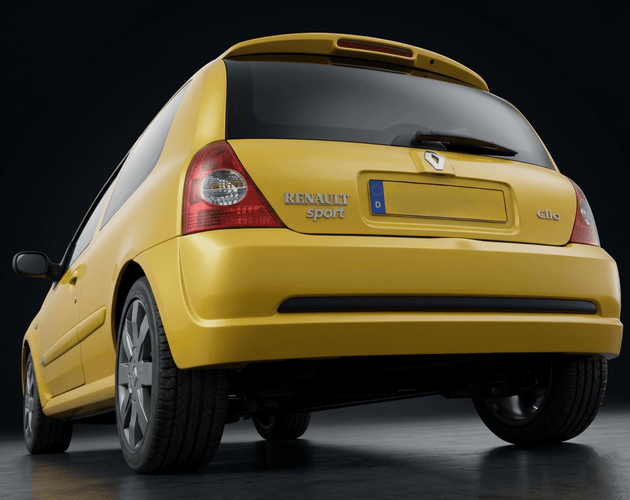 Rear Bumper Renault Clio 2002 - Para-Choques - Componor - 0106049