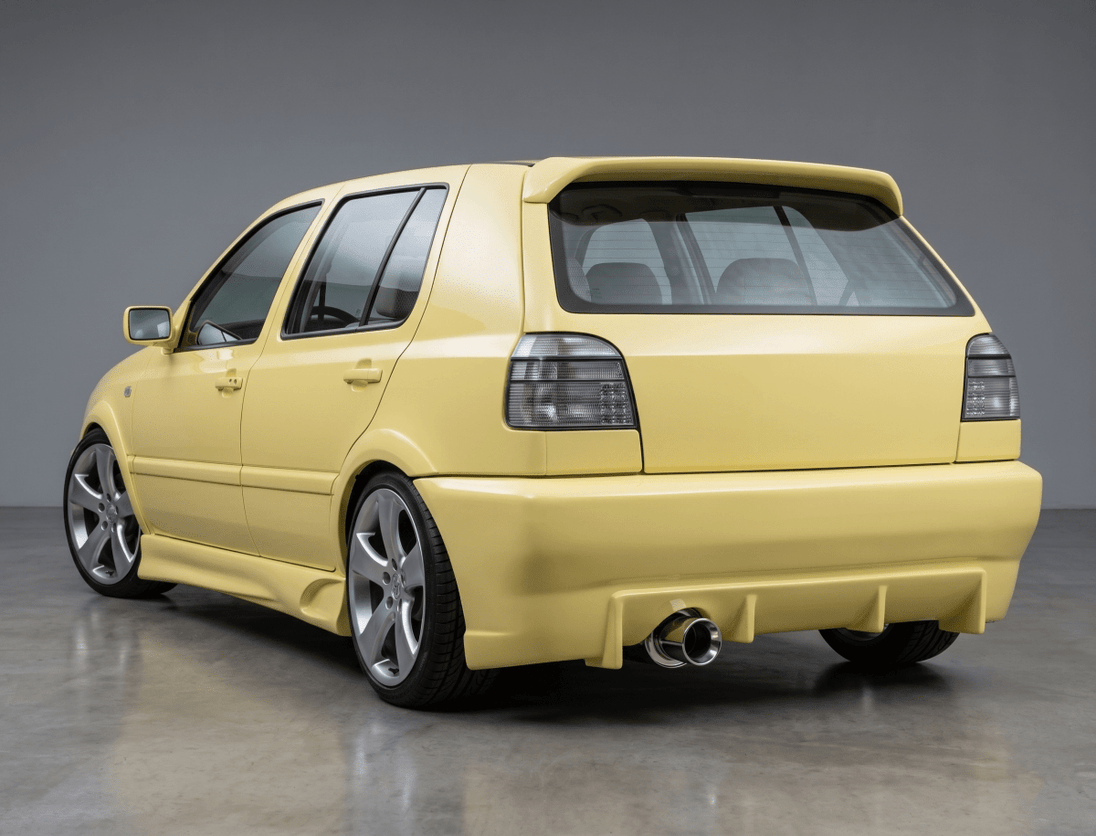 Rear Bumper Volkswagen Golf MK3 1991-1998 - Para-Choques - Componor - 0106083