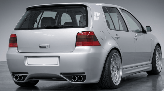 Rear Bumper Volkswagen Golf MK4 1997-2006 - Para-Choques - Componor - 0106163