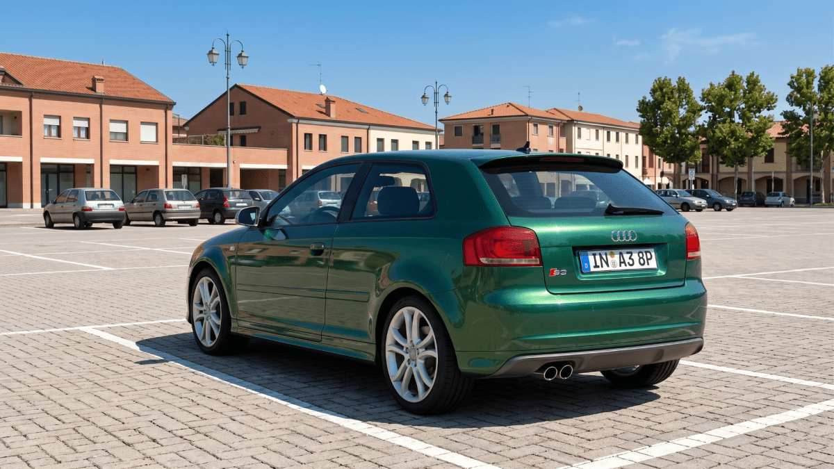 Rear Diffuser Audi A3 8P Sportback Look S3 2003-2008 - Difusor - Componor - 0105143
