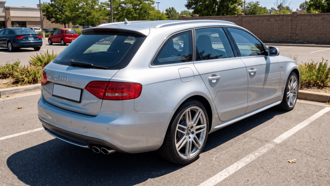 Rear Wing Spoiler Audi A4 B8 Avant 8K 8K2 S-Line Look 2008-2016 - Aileron - Bruma Mágica - 0103090