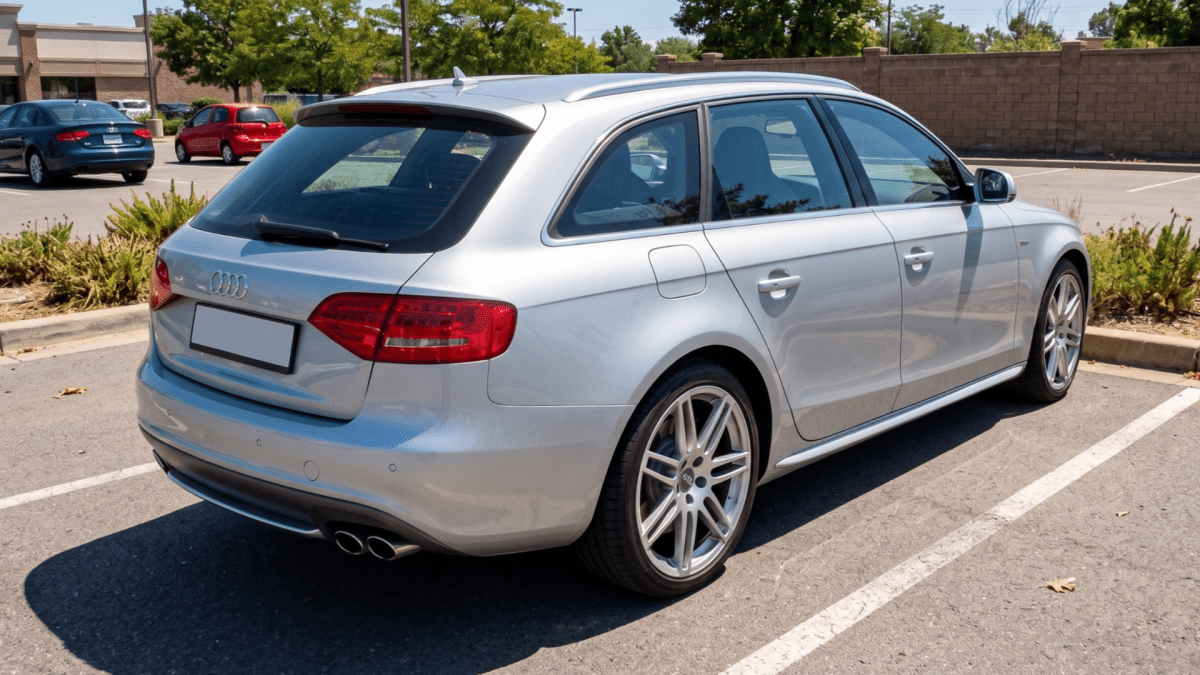 Rear Wing Spoiler Audi A4 B8 Avant 8K 8K2 S-Line Look 2008-2016 - Aileron - Bruma Mágica - 0103090