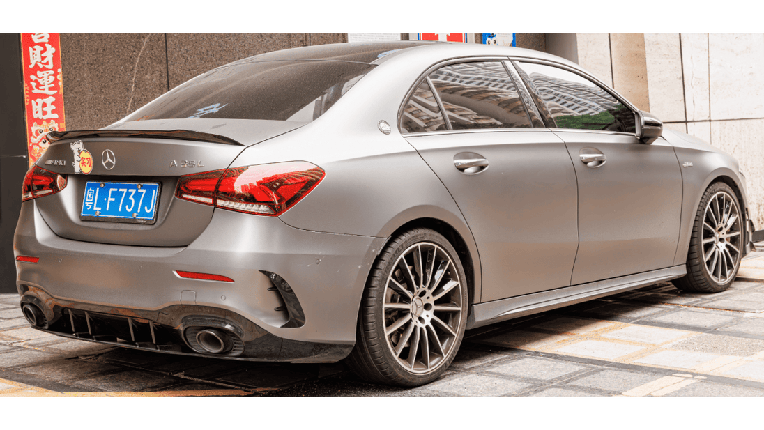 Rear Wing Spoiler Mercedes A-Class Sedan V177 A45 A35 AMG Look 2018-Present - Spoilers - Componor - 0103121