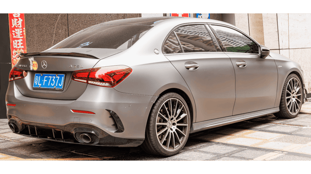 Rear Wing Spoiler Mercedes A-Class Sedan V177 A45 A35 AMG Look 2018-Present - Spoilers - Componor - 0103121